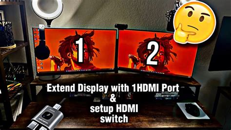 multiple monitors one hdmi